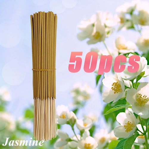 20/50/100 Pieces, Yellow Jasmine Incense Sticks, Length 8.66inch ,