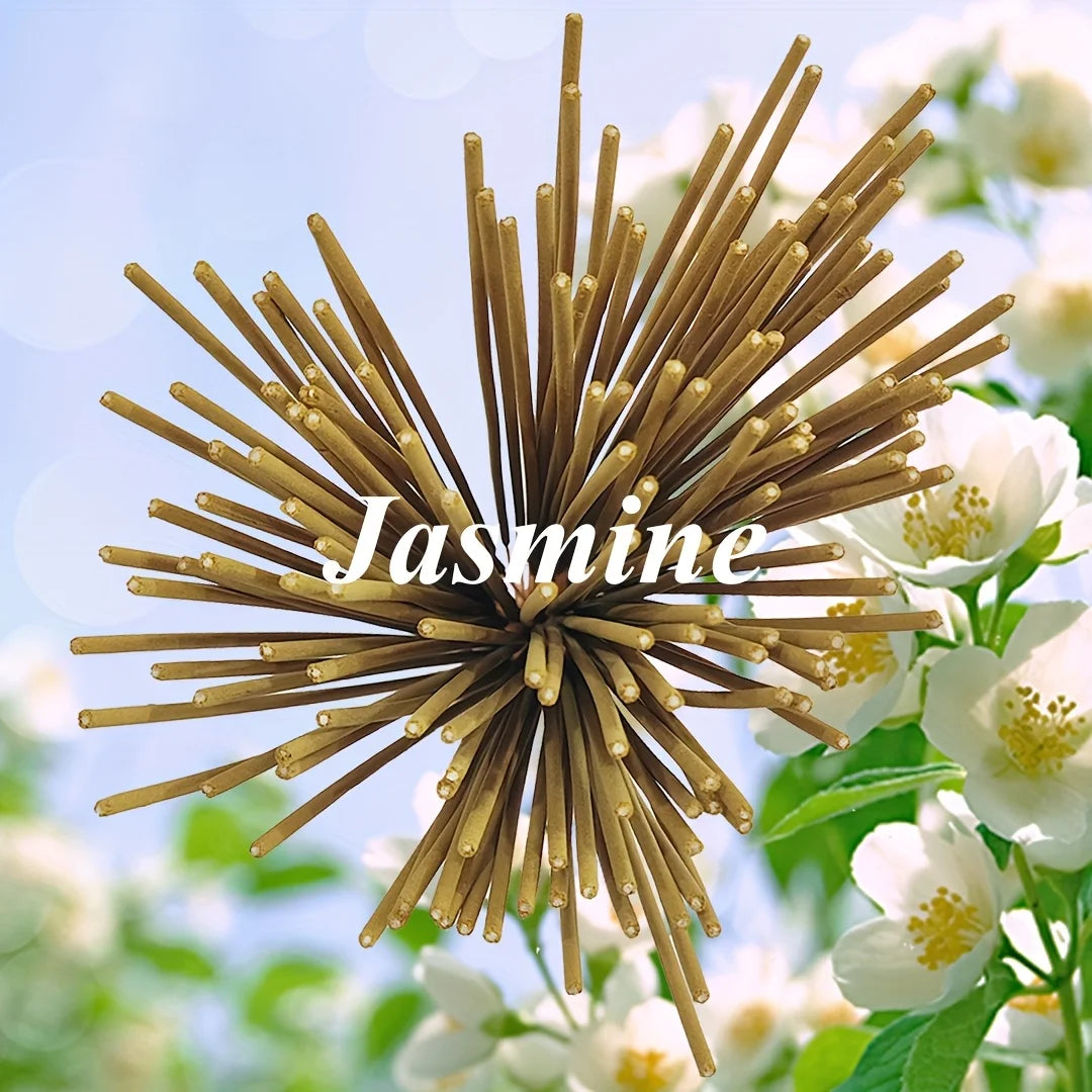20/50/100 Pieces, Yellow Jasmine Incense Sticks, Length 8.66inch ,